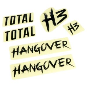 Наклейки на раму Total BMX Hangover H3 чорні