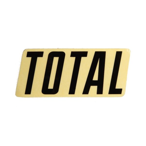 Total BMX New Style Logo Sticker Black