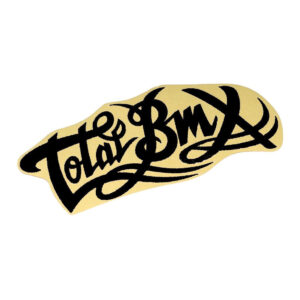 Наклейка з великим логотипом Total BMX чорна